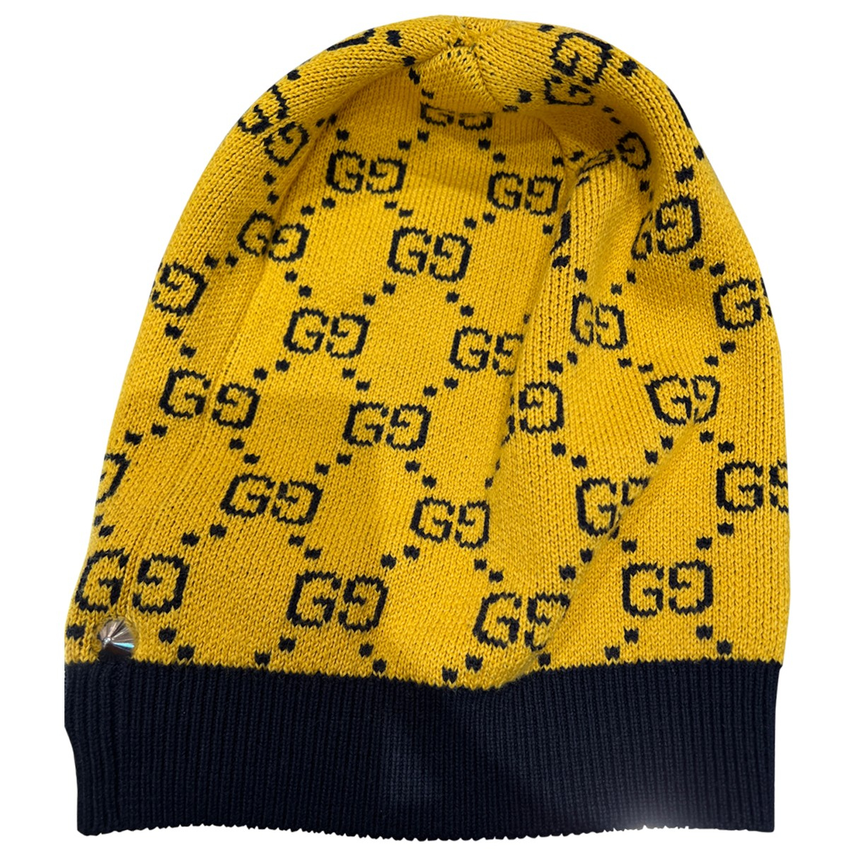 Wool beanie Gucci Yellow size M 